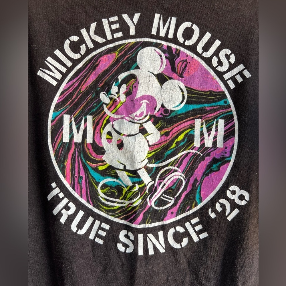Walt Disney x NEFF Mickey Mouse Graphic Short Sleeve Crew Neck Tee Shirt Large